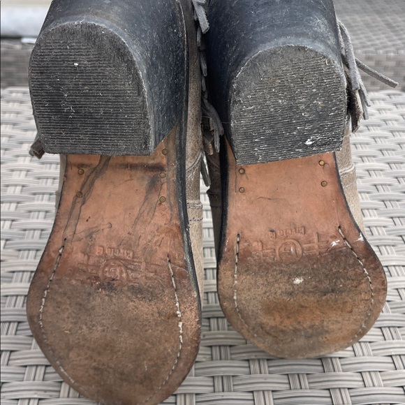 Grey fringe Corral Boots - Picture 7 of 7